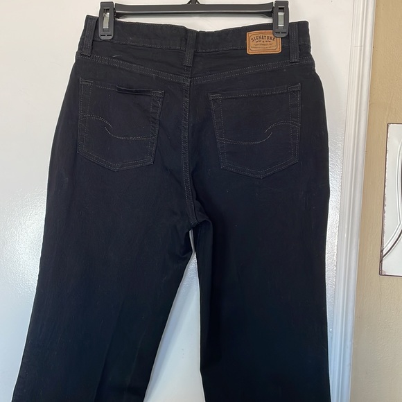 EUC Levi signature at waist Black bootcut jeans - Picture 5 of 7